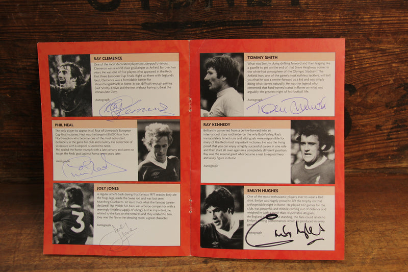 Load image into Gallery viewer, Liverpool 1977 European Champions Team-Signed Incl Kevin Keegan, Clemence, Heighway

