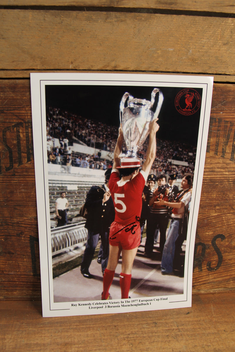 Load image into Gallery viewer, Liverpool 1977 European Champions Team-Signed Incl Kevin Keegan, Clemence, Heighway
