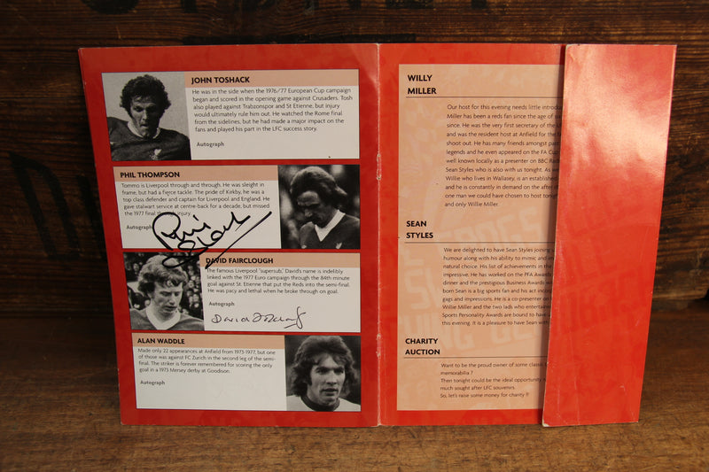 Load image into Gallery viewer, Liverpool 1977 European Champions Team-Signed Incl Kevin Keegan, Clemence, Heighway
