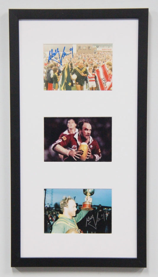 Unique Legends - Personally Signed Twice by Immortal Wally Lewis