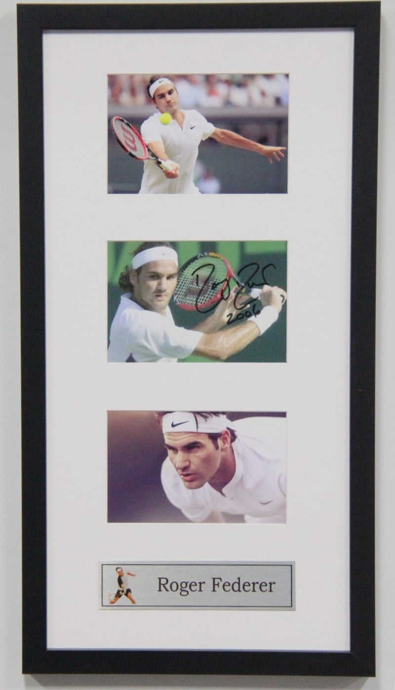 Load image into Gallery viewer, Unique Legends - Personally Signed and Dated by Roger Federer
