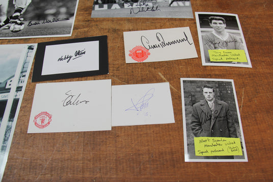 Manchester United Autographs - The Finest Collection in the World.