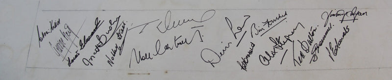 Load image into Gallery viewer, Manchester United 1967 Australian Tour - Personally Signed  - Best, Law, Busby etc.
