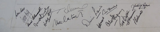 Manchester United 1967 Australian Tour - Personally Signed  - Best, Law, Busby etc.