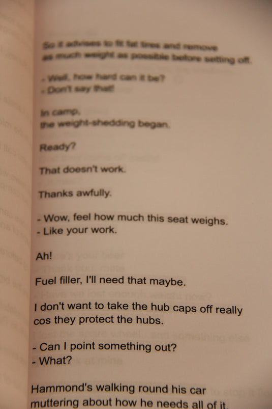 Jeremy Clarkson Personally Signed Top Gear "Botswana Special" Script