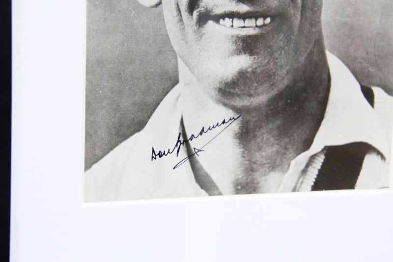 Load image into Gallery viewer, Sir Donald Bradman Personally Signed Photo, Framed - Exceptional Provenance
