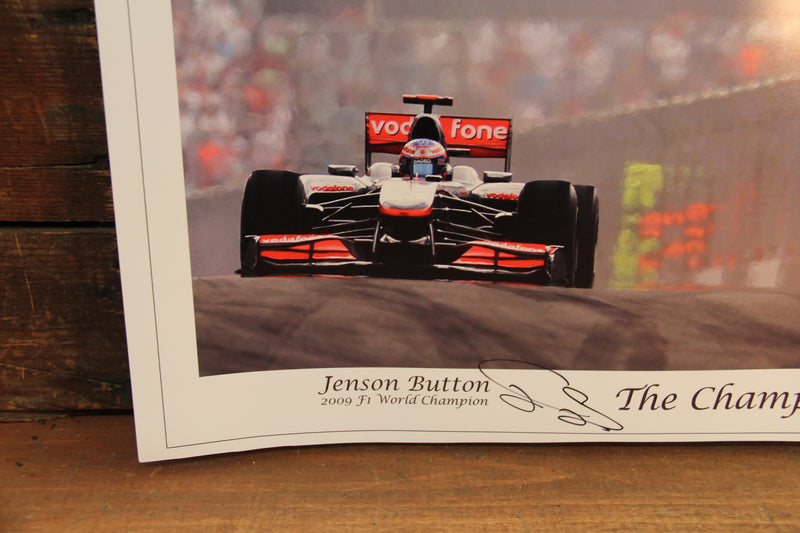 Load image into Gallery viewer, Lewis Hamilton and Jensen Button Personally Signed Picture
