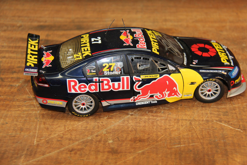 Load image into Gallery viewer, Casey Stoner Personally Signed 1:18 Carlectables Holden VE Commodore
