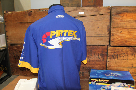 Marcos Ambrose Personally Signed Official Shirt + 2002 AU Falcon 1:18