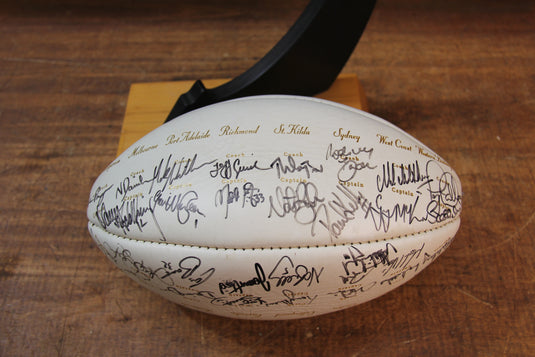 AFL 1999 Coaches & Captains (of all teams) Personally Signed Commemorative Football