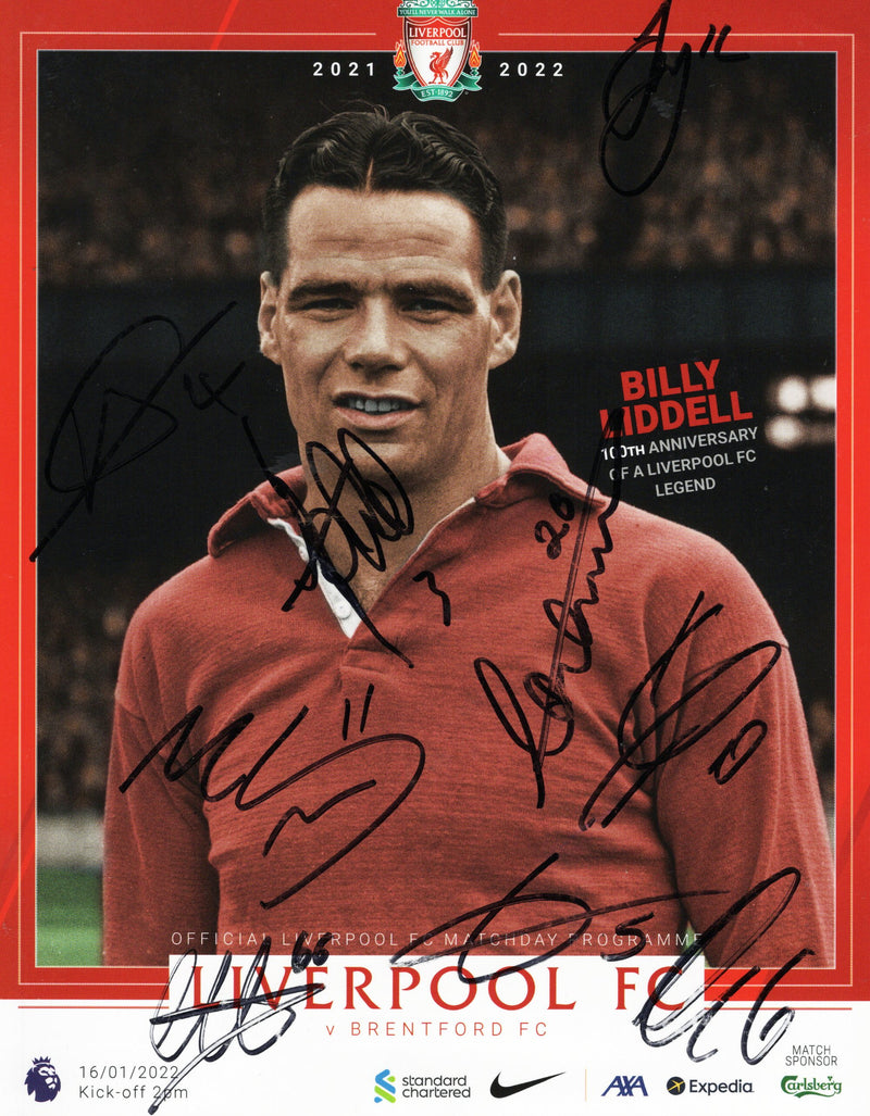 Load image into Gallery viewer, Liverpool FC 2022 Program Personally Signed by 9

