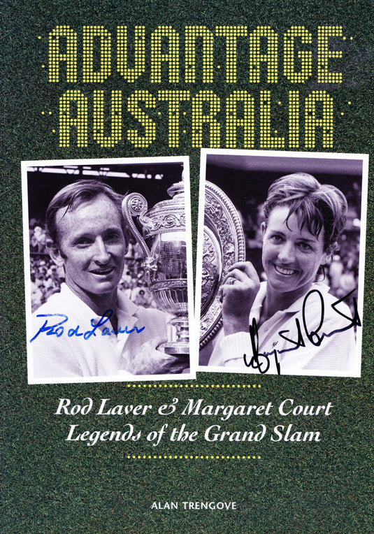 Rod Laver and Margaret Court Personally Signed (Twice) Tribute Publication
