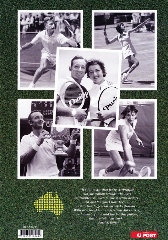 Rod Laver and Margaret Court Personally Signed (Twice) Tribute Publication