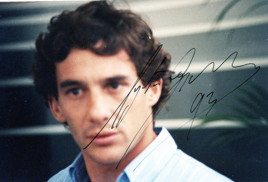 Ayrton Senna Personally Signed 