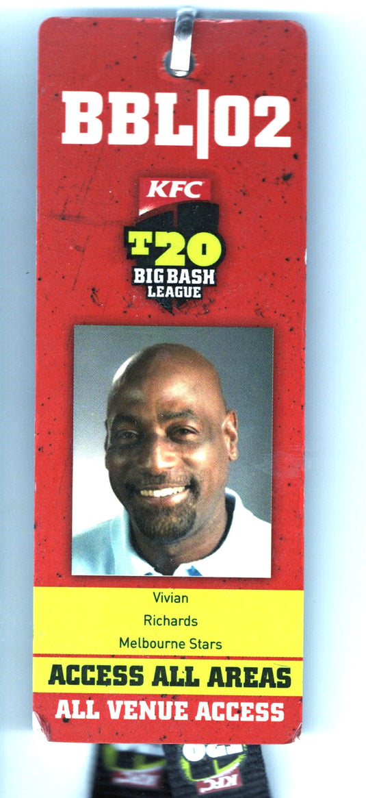 Sir Vivian Richards Signed and Worn Shirt Collection