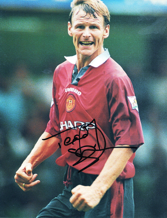 Manchester United Glory Years - Personally Signed Images x 9