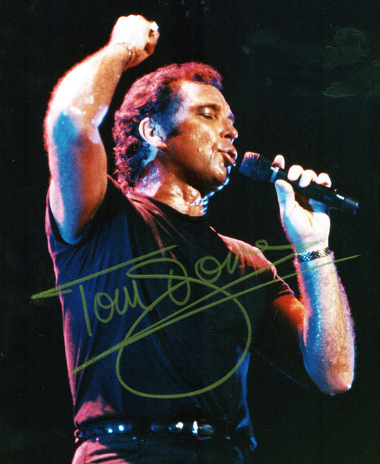 Tom Jones Personally Signed Photo
