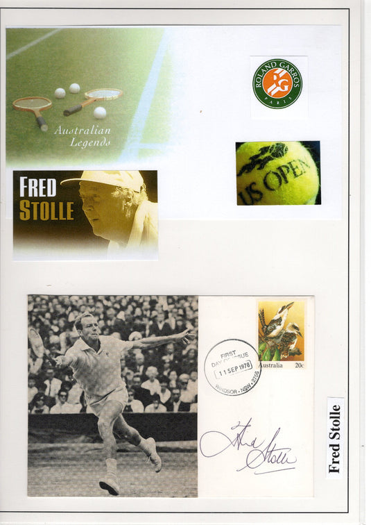 Legends of Tennis Personally Signed Collection, 1945-2001
