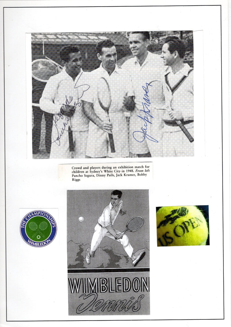 Load image into Gallery viewer, Legends of Tennis Personally Signed Collection, 1945-2001
