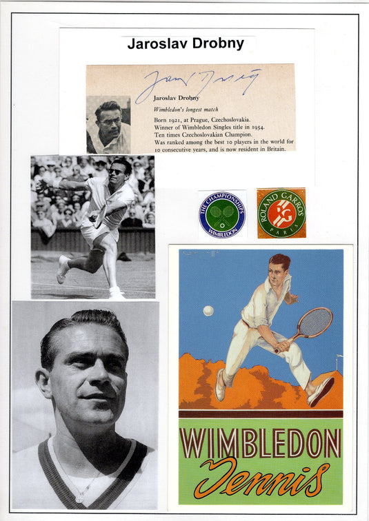 Legends of Tennis Personally Signed Collection, 1945-2001