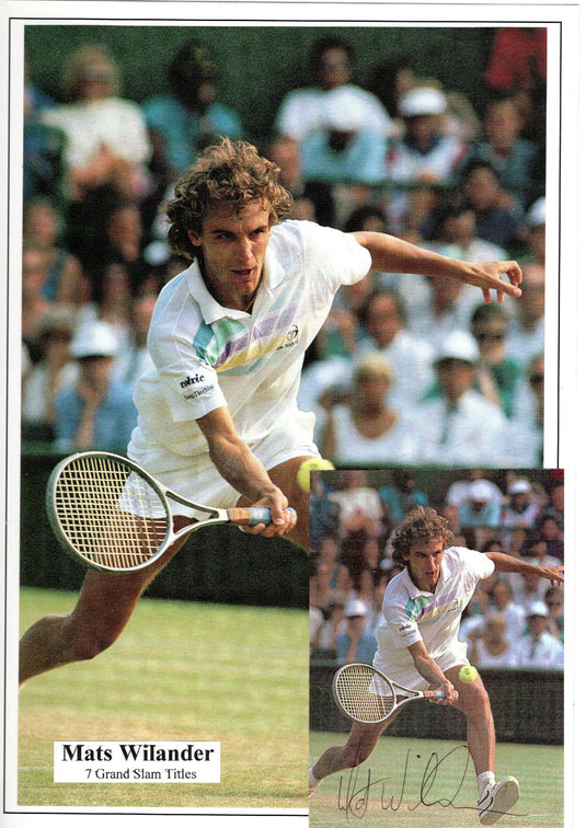 Legends of Tennis Personally Signed Collection, 1945-2001