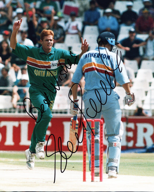 South African Cricket Greats Signed by 4 - Boucher, Pollock, Kirsten, Ntini