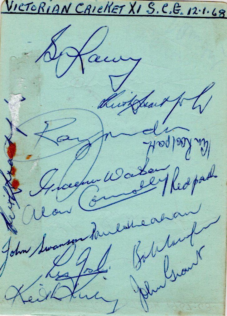 Load image into Gallery viewer, India Tour of Australia 1967/1968 Team Signed Autograph Page
