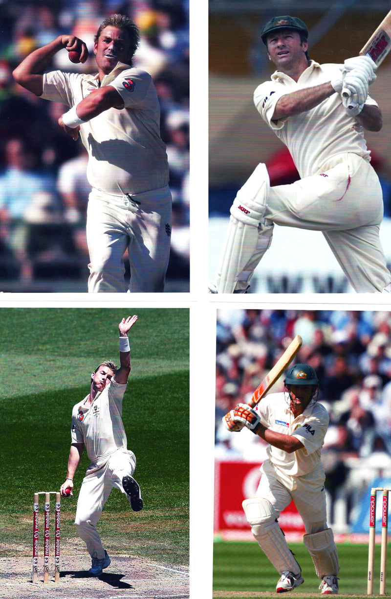 Load image into Gallery viewer, Australia 1980 Personally Signed Teamsheet, CUB Series - Waughs, Warne, Gilchrist, Lee
