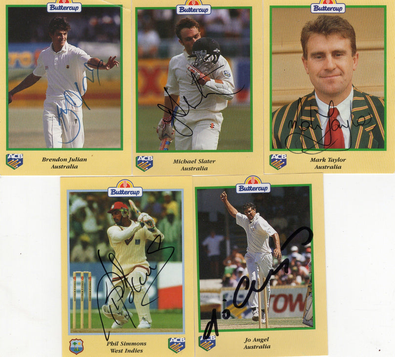 Load image into Gallery viewer, Australian &amp; West Indies Cricket Legends, 23 x Personally Signed Cards

