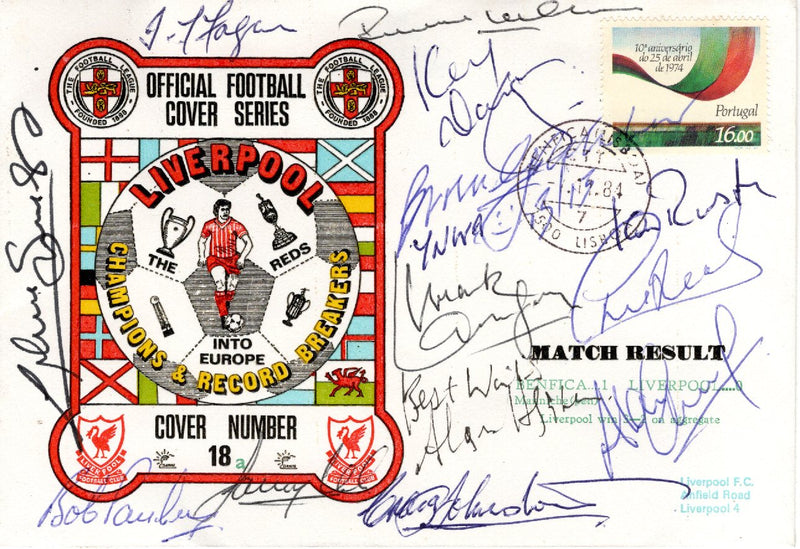 Load image into Gallery viewer, Liverpool "The '80s Glory Years" Personally Signed First Day Cover
