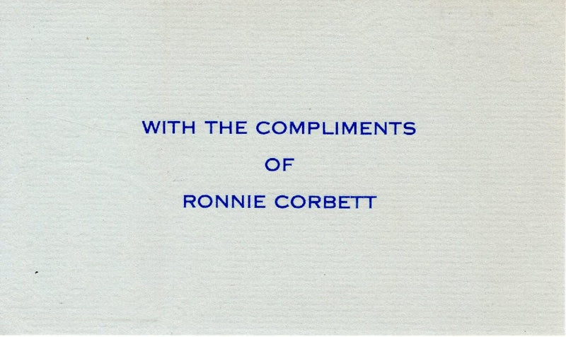 Load image into Gallery viewer, The Two Ronnies - personally signed by Ronnie Corbett and Ronnie Barker
