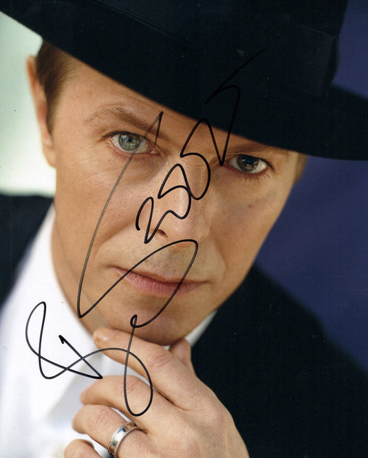 David Bowie Personally Signed Photo