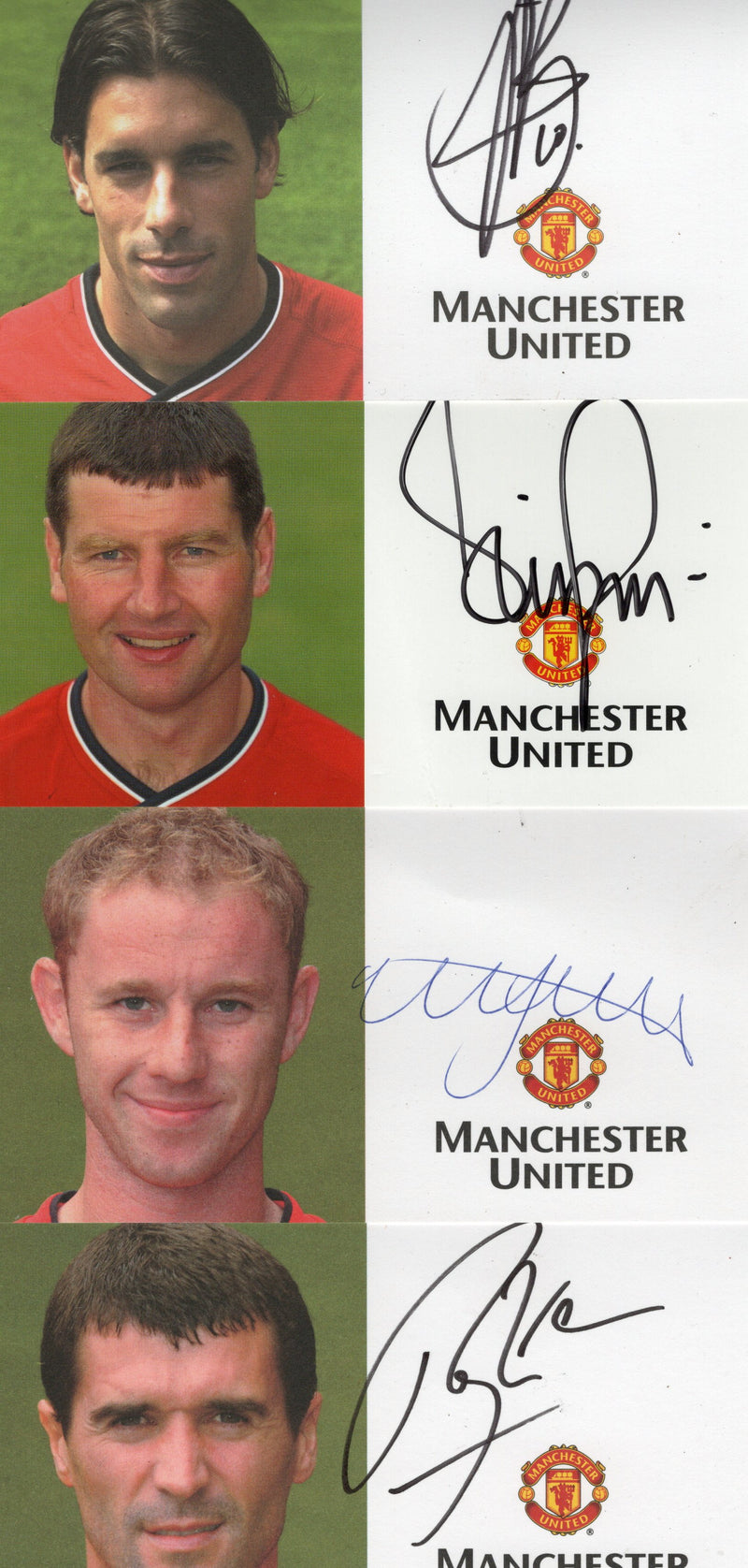 Load image into Gallery viewer, Manchester United - Official Player Cards Personally Signed by 8 Greats
