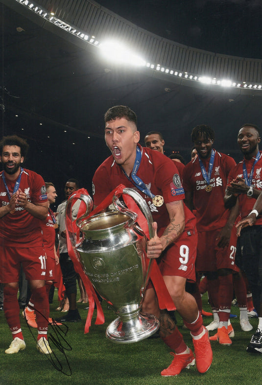 Liverpool FC Greats Personally Signed by Many Incl Gerrard, Mane, Firmino, Kuyt, VVD + more