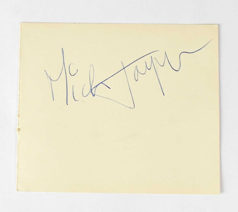 Load image into Gallery viewer, Mick Jagger Personally Signed '60s Autograph Book Page
