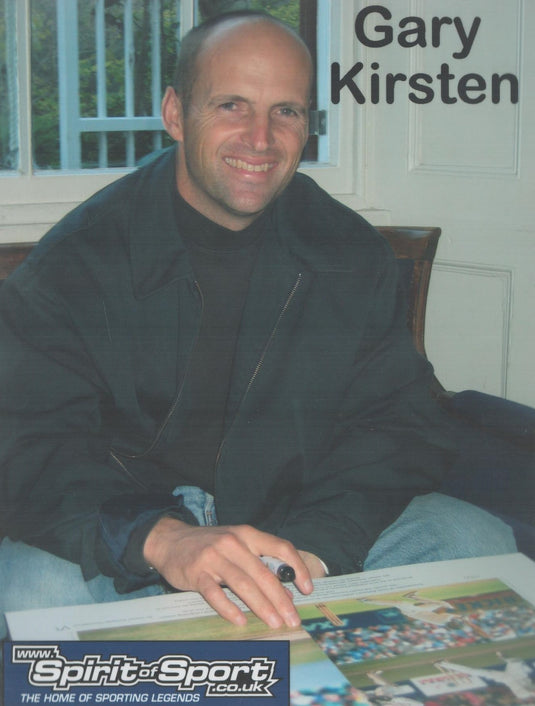 Gary Kirsten South Africa Cricket Personally Signed Career Tribute