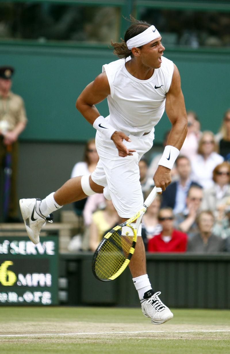 Load image into Gallery viewer, Roger Federer &amp; Rafael Nadal Personally Signed 2010 Wimbledon Queue Card
