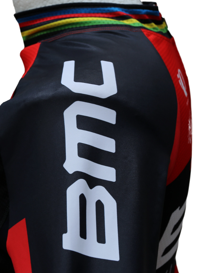 Load image into Gallery viewer, Cadel Evans BMC Race Worn Cycling Jersey - 2014 Giro d'Italia
