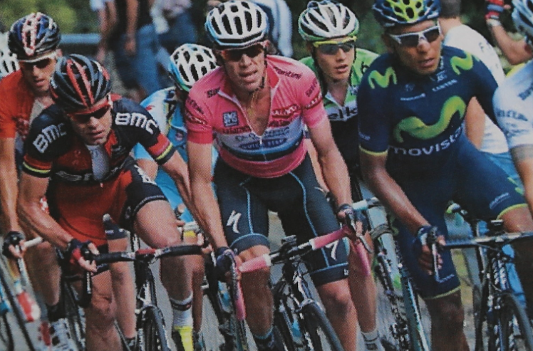 Load image into Gallery viewer, Cadel Evans BMC Race Worn Cycling Jersey - 2014 Giro d'Italia
