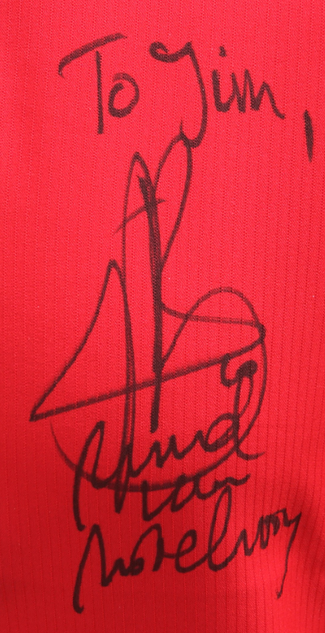 Load image into Gallery viewer, Ruud van Nistelrooy Personally Signed/Dedicated Manchester United Jersey
