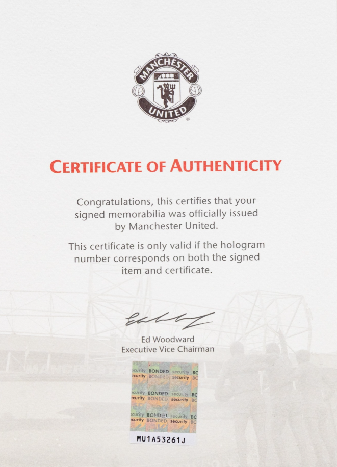 Load image into Gallery viewer, Manchester United 2018-2019 Multi Signed Jersey with MUFC Certificate
