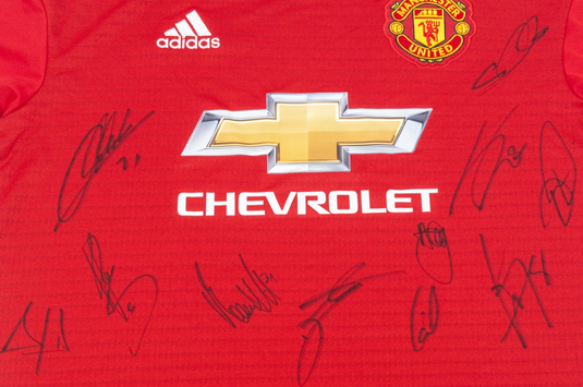 Manchester United 2018-2019 Multi Signed Jersey with MUFC Certificate