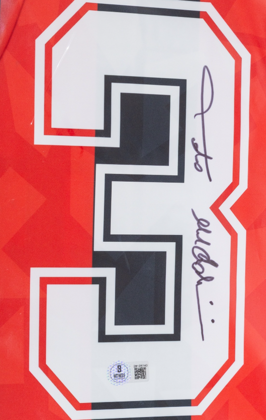 Paolo Maldini Personally Signed AC Milan Jersey - Beckett Certified
