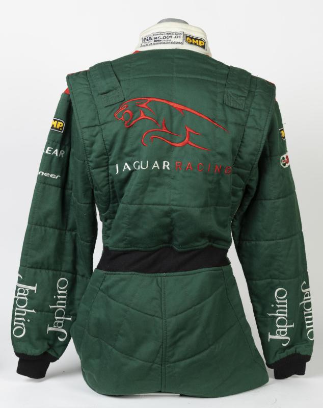 Load image into Gallery viewer, Mark Webber Formula 1 Worn Race Suit from Unique Memorabilia
