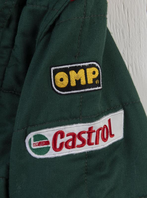 Load image into Gallery viewer, Mark Webber Formula 1 Worn Race Suit from Unique Memorabilia
